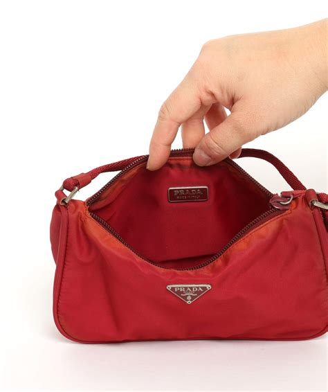 prada red nylon